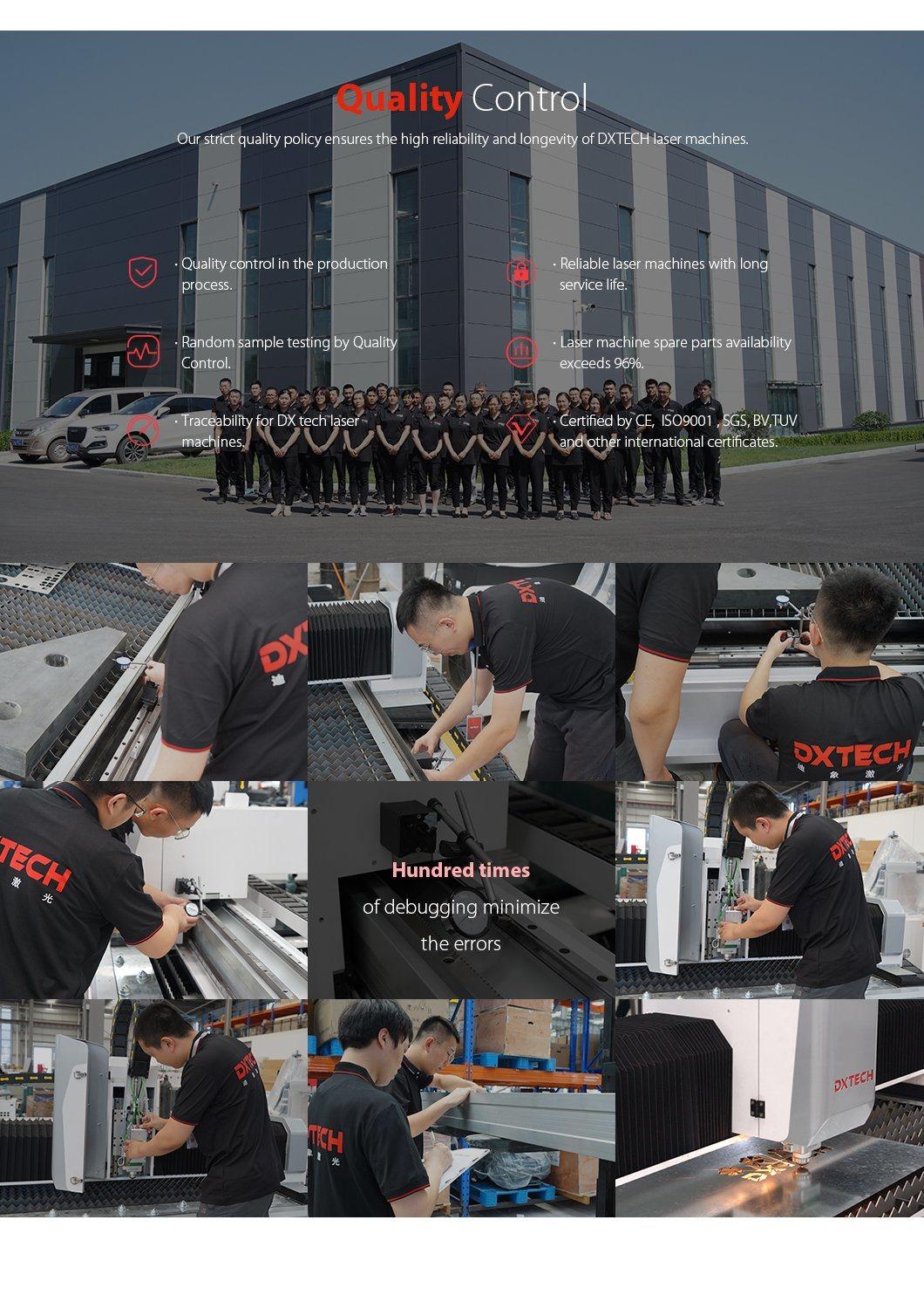 Metal Sheet Fiber Laser Cutting Machine with Raycus Ipg Laser Source Powerful Motor