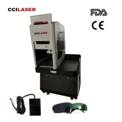 FM-50hc Enclosed Fiber Laser Marking Machine with Auto-Focus Protective Cover