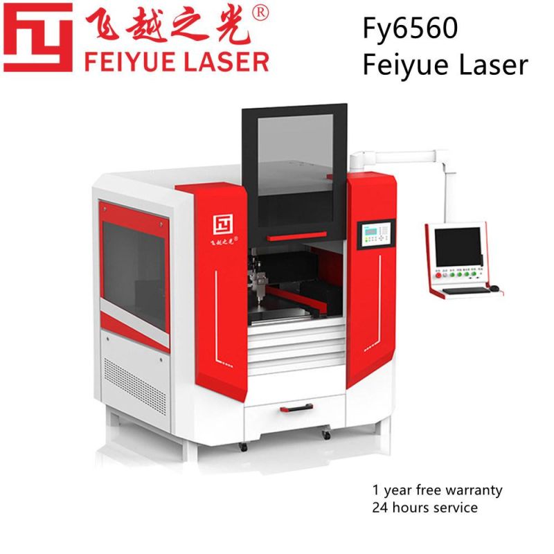 Fy6560 Feiyue Professional Laser Cutter Portable Laser Cutting Fabrication Jewelry Gold Silver Metal Stainless Steel Aluminum CNC High Precision Laser Cutter