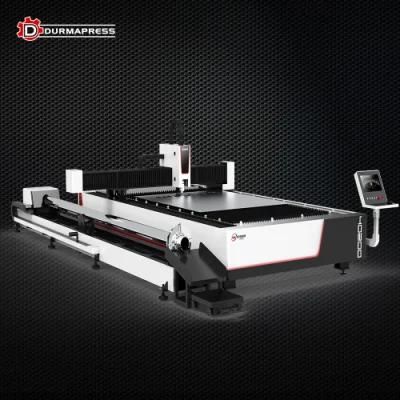 Big Size Fiber Laser Steel Plate Cutting Machine 200W with Small Control System Supplied by China Durmapress Factory