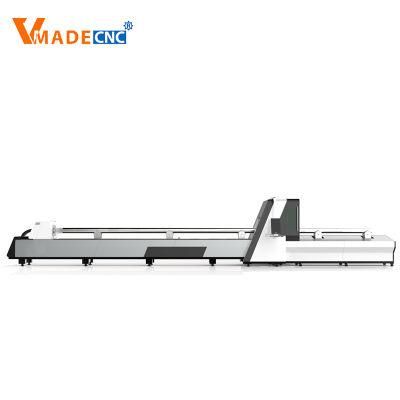 Stainless Steel Aluminum Copper CNC Pipe Fiber Metal Tube Laser Cutting Machine