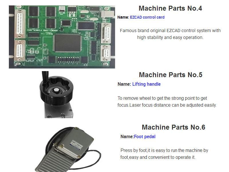 20W UV Mini Fiber Laser Marking Machine with Rotary Devices