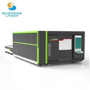 1500W Raycus Stainless Steel Laser Cutter Enclosed High Power Fiber Laser Cutting Machine with Exchange Table
