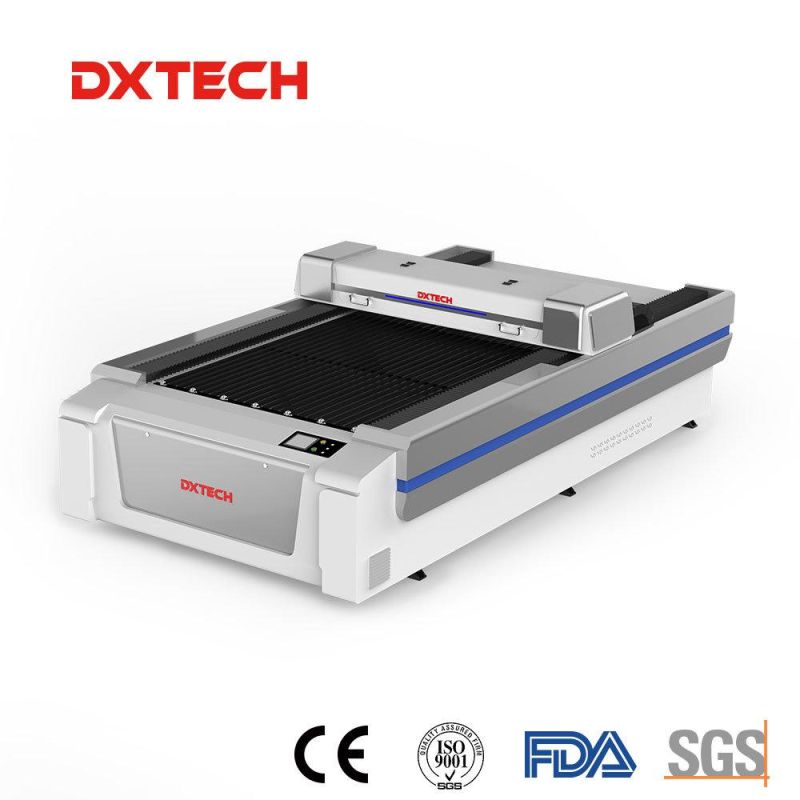 Aerospace Industry of 60W Engraving Laser Engraver with Rotary Attachment for Textile and Double Usage of Plate and Tube Cutting Process