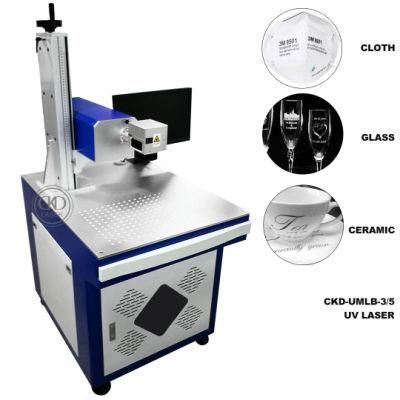 Cloth 3m Face Mask UV Laser Marking Machine (Permanent Logo)