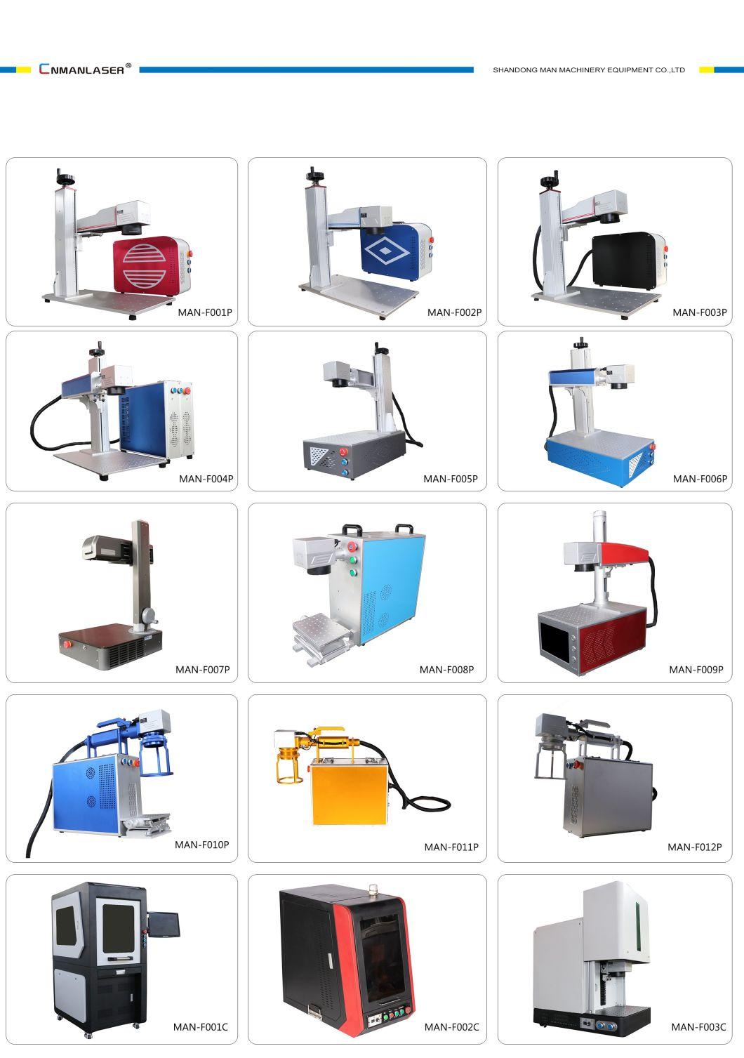 50W Motorized Portable 20W/30W CNC Fiber Laser Marking Machine for Metal and Nonmetal/Metal Sheet/Stainless Steel with Ce FDA SGS