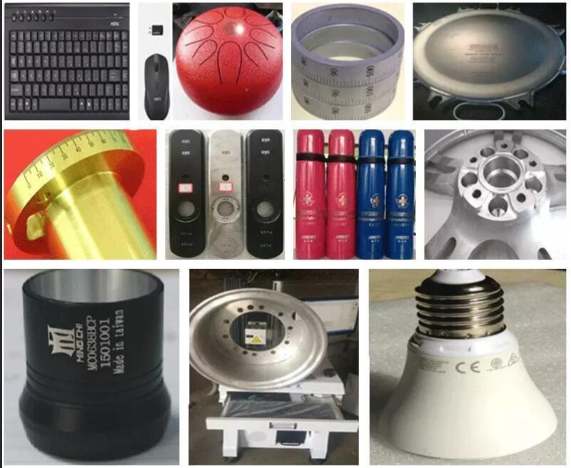 Table Type Bar Code Fiber Laser Marking Machine for Logo