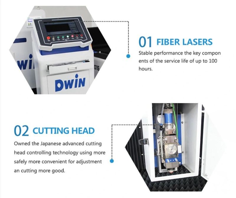 500W CNC Metal Fiber Laser Cutting Machine for Sale