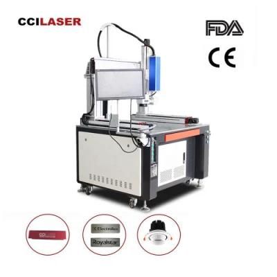 50W 100W Large Format 2.5D 4 Axis Metal Surface Engraving Fiber Laser Marking Machine