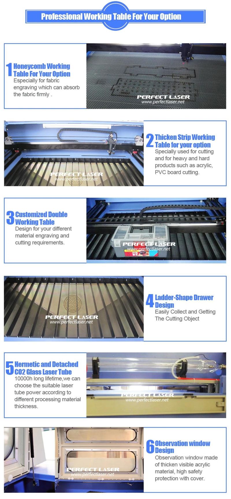 50W 60W CO2 Laser Engraving Machine for Acrylic/Wood/Plastic