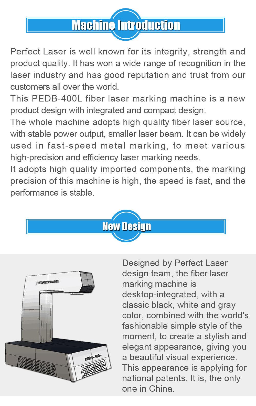 Mini 20W 30W 50W Metal Stainless Steel Locks Fiber Laser Engraving Machine