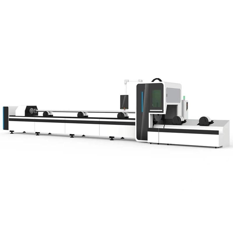 Pipe Cutting Stainless Steel Tube 1kw 1.5kw 2kw Metal Tube Pipe Fiber Laser CNC Cutting Machine
