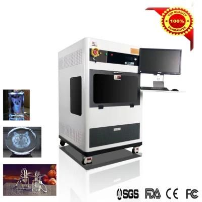 3D Laser Engraving Machine for Glass and Crystal Christmas Gifts