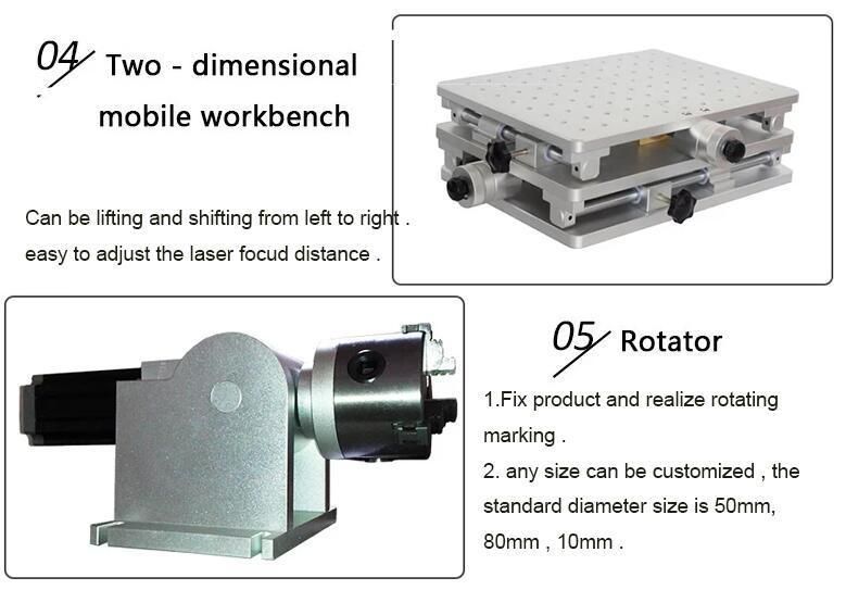 Small Size Laser Marking Printing Machine for Plastic Bag Bottles