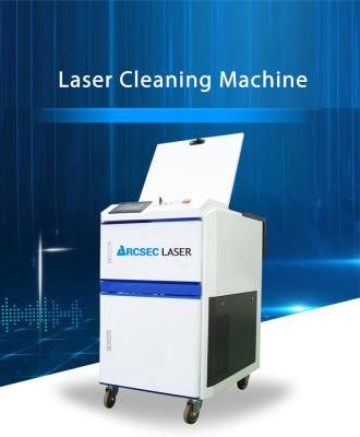 100W Fiber Laser Cleaning Machine for Oil Stain/ Rust/ Coating/ Paints Removal Laser Cleaner