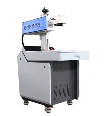 Desk Portable Type 20W 30W 50W Fiber CO2 Laser Marking Machine
