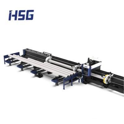Industrial Laser Cutting Machine for Tube Steel with Multi-Point Supporting for Heavy Tubes