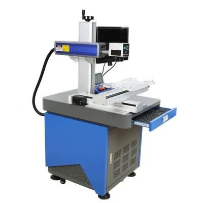 Factory Price Automatic Laser Engraving/Marking Machine Fiber Laser Printer/Machine for Aluminum Button Battery