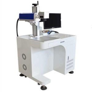 Max 20 Watt Portable Mini CNC Fiber Laser Marking Machine for Metal/ Plastic/ ABS/ PVC/ Steel