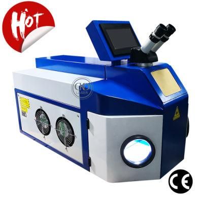 Mini Micro Spot Jewelry Laser Welding Machine of Gold Silver Welder with Cabinet