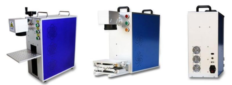 Portable Laser Marker Fiber Marking Machine for Hardware Pipe Building