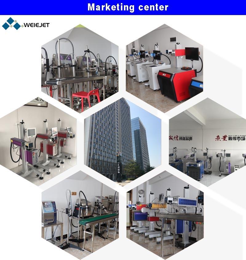 High Speed CO2 Laser Marking Machine Coding Machine Laser Coding on Water Bottle/Juice Bottle/Milk Bottle