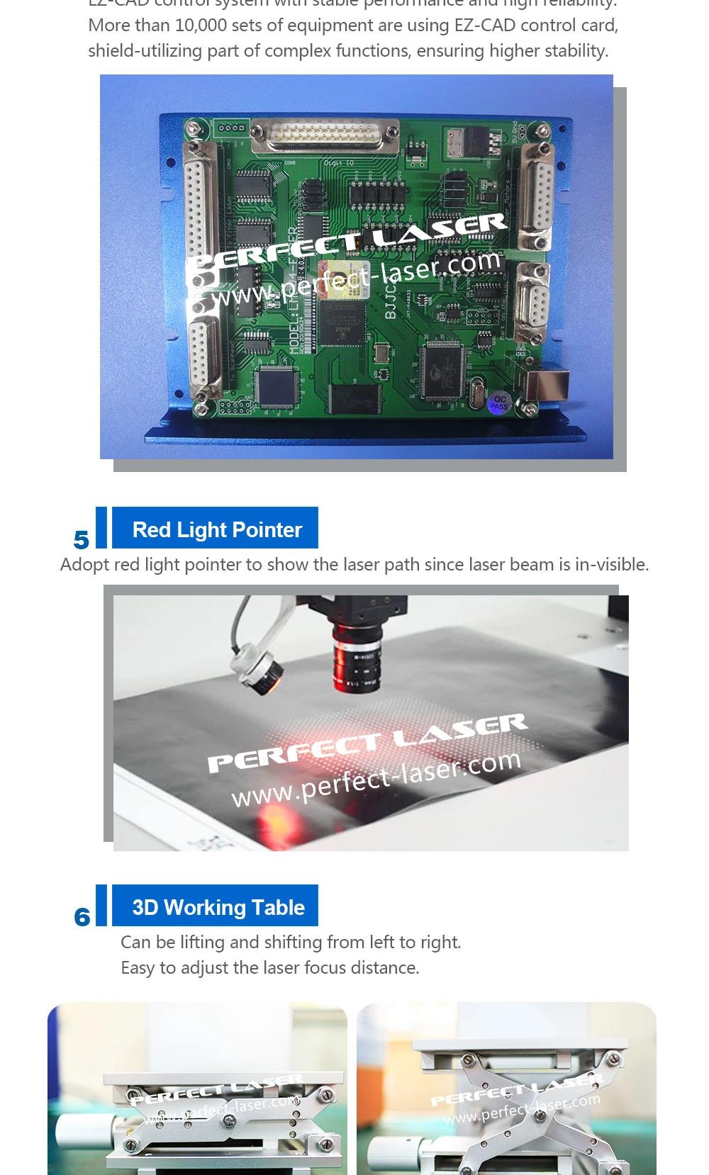 20W 30W 50W Perfect Laser Mini Portable Fiber Laser Marking Machine for Hardware Plastic