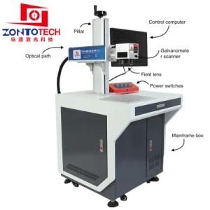 10W 20W 30W 50W Fiber Laser Marking Machine for Iron Steel