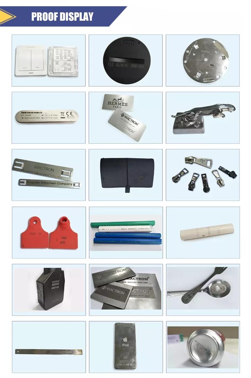 Hand Held Enclosed Ce Standard Engraving Fiber Laser Marking Machine with Computer