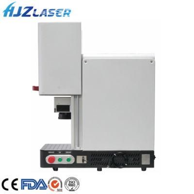 Enclosed Close Body Electric Lifting Fiber Laser Marking Machines with Safety Shielding