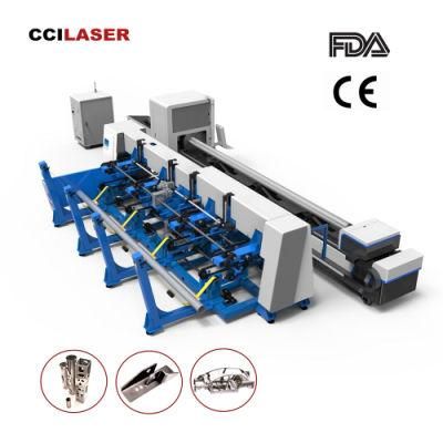 Automatic Loading and Unloading Auto Feeding System Metal Tube Fiber Laser Cutting Machine