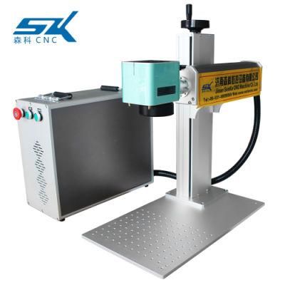 Portable Hot Sale Easy to Operate Power Optional 20W 30W 50W Wood Acrylic Fiber Laser Marking CNC Machines with China Brand