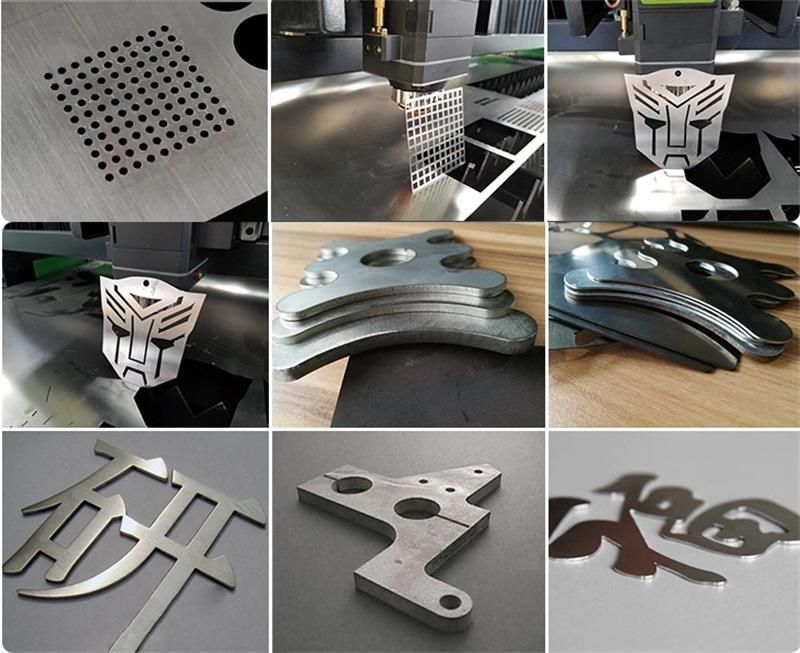6000W Fiber Laser Cutting Head Machine for Engraving Stainless Steel Metal Sheet