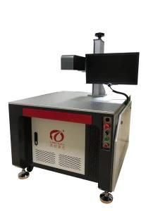 3D Color Printed Fiber Laser Marking Machine for Metal/Plastic/Tag/Key Chains/Pen/ Curve Surface