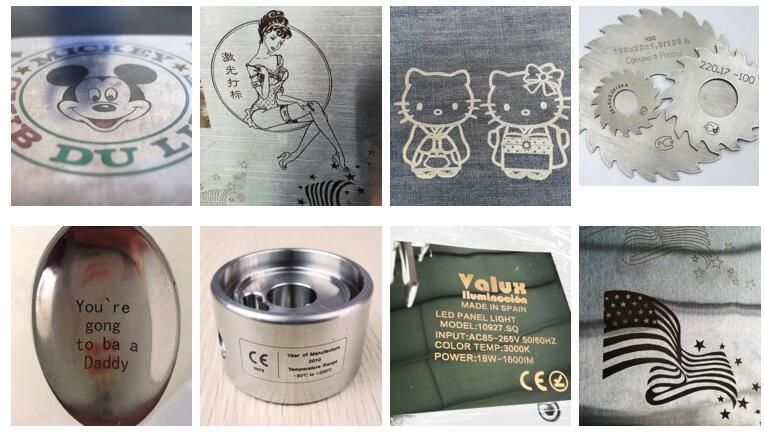 3D High Quality Fiber Laser Marking Machine for Metal