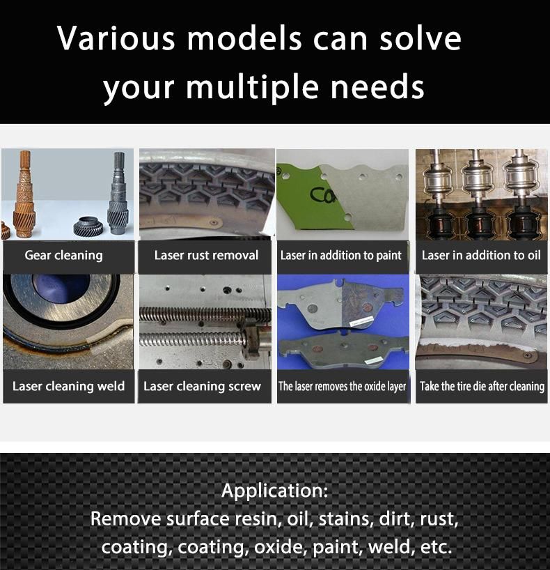 Metal Rust Removal Surface Roughening Oiling Laser Cleaning Machine