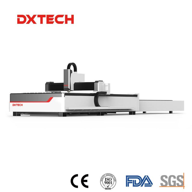 High Efficiency High Precision Industrial Laser Cutting Machine with Double Platform