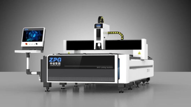Zpg 1000W 1500W 2000W Stainless Steel Aluminum Cooper CNC Fiber Laser Cutting Machine for Carbon Steel Galvanized Sheet Metal Cutter Price