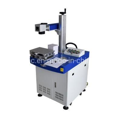 Agent Price 30W 50W Table Fiber Laser Marking Engraving Machine for Metal