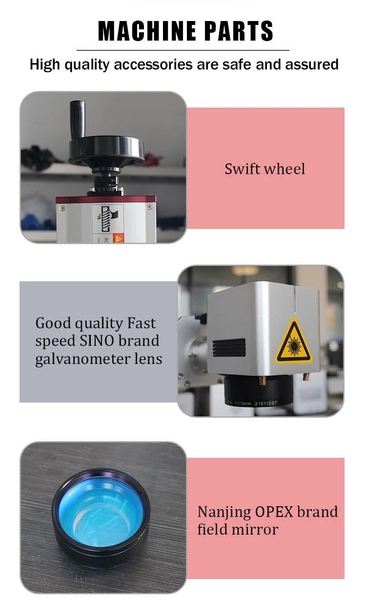 Fiber Laser Marking Machine for Metal Plastic Tag Key Chains Pen