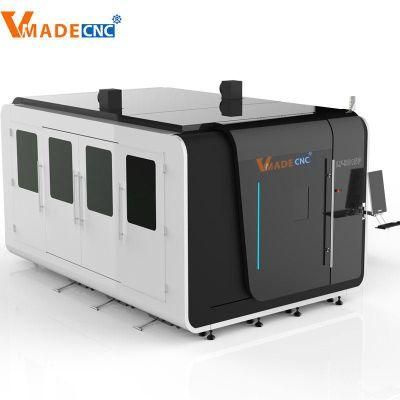 Enclosed Type 3015 Metal Sheet Auto CNC Fiber Laser Machine