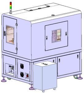 Double Station Green Laser Marking Machine Power Automatic Marking Line Automatic PCB Laser Marking Machine