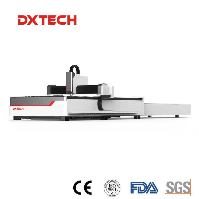 High Power Gantry Type Sheet Cutter Best Laser Cutter for Business with Efficient Double Worktable