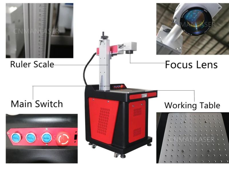 30W Electricity Cake Clang Fiber Laser Marking Machine