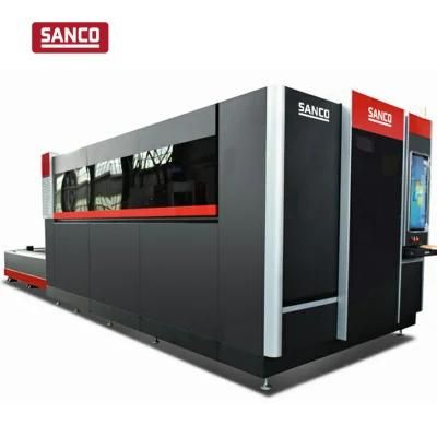 6mm Galvanized Sheet Laser Cutting Machine 3000X1500mm 4000X2000mm Fiber Laser Cutting Machine 4000W Fiber Laser Cutting Machine