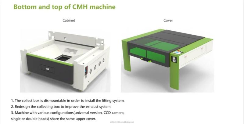 Maxicam Non-Metal CO2 Laser Machine Acrylic Wood MDF Cutting Engraving 1390 1610 1325 100W