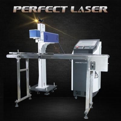 Perfect Laser - Date Online Flying CO2 Laser Marking Machine for Wood Plastic Leather