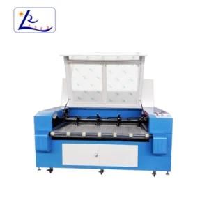 Automatic for Leather Shoes and Clothing 1600*1000 CO2 100W Laser Cutting Machine