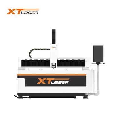 Big Power 1000W 2000W 3000W Metal CNC Fiber Laser Cutting Machine with Exchageable Table