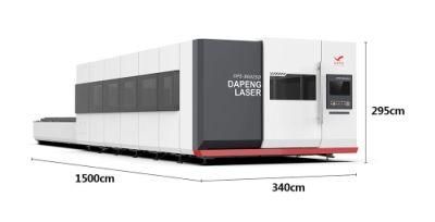 High Power Fiber Laser Cutting Machine for Fast Cutting Metal